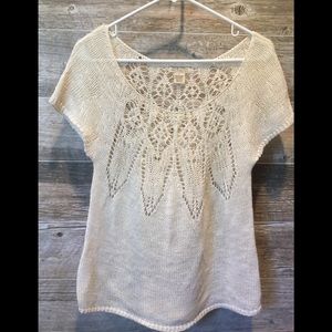 Lucky brand crochet top